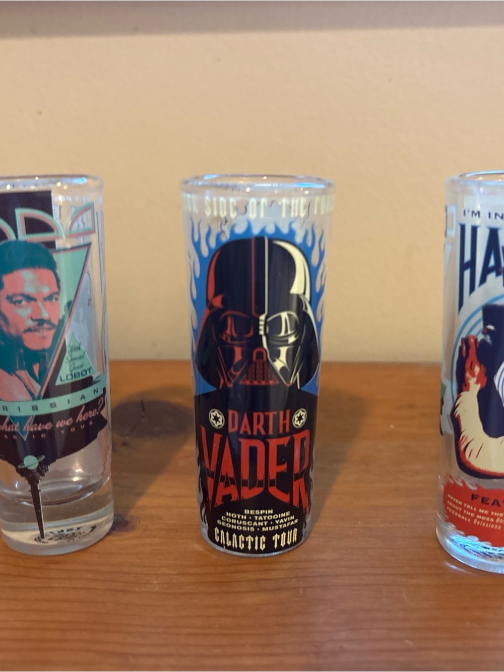 Star Wars Darth Vader Tall Shot Glass - Black & Blue